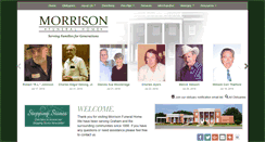 Desktop Screenshot of morrisonfuneralhome.com